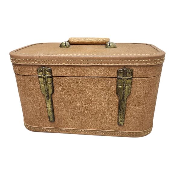 Vintage Starfrost Baltimore Luggage Vanity Hard Train Case With Mirror MCM - Picture 3 of 8